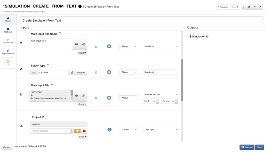 Using d3VIEW-Workflows to Build and Launch DOE Simulations – d3VIEW
